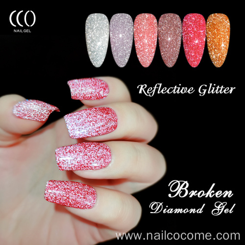 CCO Nail Art broken diamond gel Colored UV Gel Nail